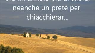 Azzuro  Adriano Celentato with lyrics  con lirica [upl. by Ecnarrat]