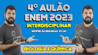 4o Aulão Interdisciplinar Bio e Química ENEM 2023  Genética molecular Enzimas e Cinética [upl. by Yleek]