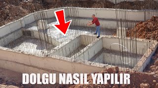 Dolgu NASIL Yapılır  İnşaat Videoları Temel Dolgusu [upl. by Tombaugh56]