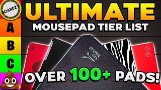 2024 ULTIMATE Gaming Mousepad Tier List 85 MOUSEPADS SHOCKING [upl. by Minsat705]