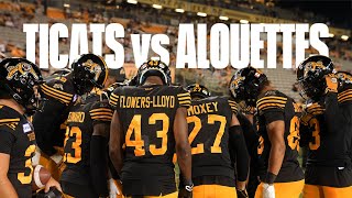 Hamilton Tiger Cats VS Montreal Alouettes [upl. by Eleik]