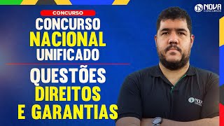 Concurso Nacional Unificado CNU 2024 Questões DIREITOS E GARANTIAS [upl. by Gies]