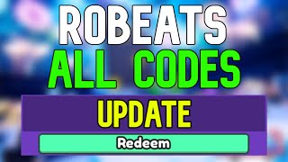 New RoBeats Codes  Roblox RoBeats Codes January 2024 [upl. by Hgielak51]