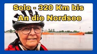 Solo EBike Reise 320 km bis zur Nordsee mit FAnhänger u Zelt Tag 3 nach Bremen Juliusplate [upl. by Garrott]