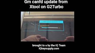 Canfd update from xtool for the AutoProPad brought to u by IQ Team [upl. by Llerrat]