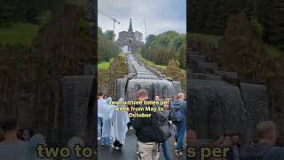 The city of Kassel s waterfall  ITS ARTIFICIAL Kassel hessen travelgermany [upl. by Sivatco703]