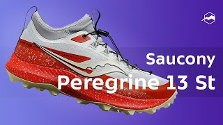 Кроссовки Saucony Peregrine 13 St Обзор [upl. by Adlee]