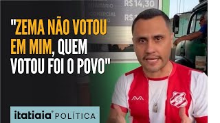 ZEMA NÃO VOTOU EM MIM DIZ CLEITINHO AO SE REVOLTAR COM VALOR DE PEDÁGIO EM MG [upl. by Coffee757]