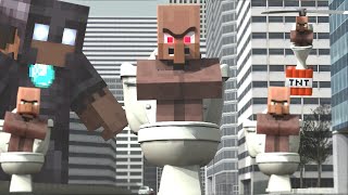 Skibidi Toilet Minecraft Villager  season 01 all episodes [upl. by Carbo901]