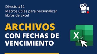 Cómo Crear Archivos de Excel Configurados con Fechas de Vencimiento [upl. by Ahsitauq]