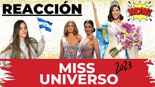 REACCIÓN MISS UNIVERSO 2023 MISS NICARAGUA SHEYNNIS PALACIOS ES MISS UNIVERSE [upl. by Fries]