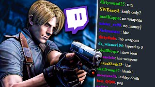 RE4 But Twitch Chat Controls EVERYTHING [upl. by Kenon]