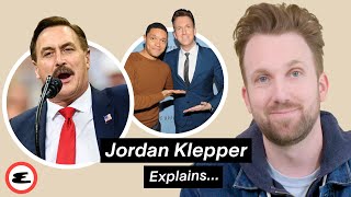 The Daily Shows Jordan Klepper On Canadian Truckers and Trump Rallies Explain This  Esquire [upl. by Neehs]