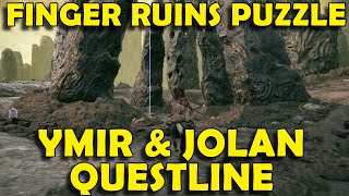 Elden Ring Shadow of the Erdtree DLC  Ymir amp Jolán Questline Walkthrough  Finger Ruins Puzzle [upl. by Aicelef]