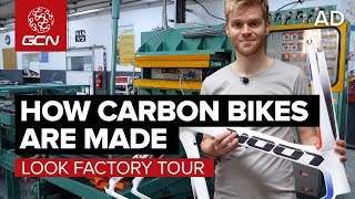 How Are Carbon Fibre Bikes Made  LOOK Cycle Factory Tour [upl. by Eihtak]