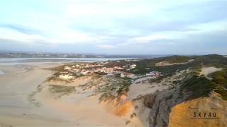 Praia do Bom Sucesso Lagoa de Óbidos [upl. by Llerret]