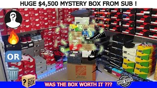 HUGE 4500 Mystery Box from one of my favorite Resellers  BUNCH OF SNEAKERS [upl. by Arodasi]