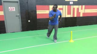 Speed Training with former NFL RB Tremayne Stephens at ADS [upl. by Lahsram]