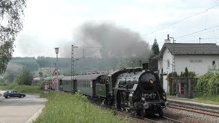 Von der S36 zur 44 Dampfzüge rund um Nördlingen [upl. by Beatrice]