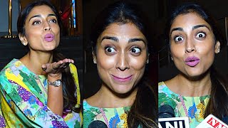 Shriya Saran Gives Flying Kiss To Media Reporters  Shriya Saran Latest Video  Drishyam 2  DC [upl. by Lette]