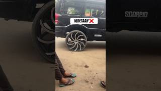 26 inch alloys  Scorpio  paisa waste automobile modification scorpio alloywheels [upl. by Duff]