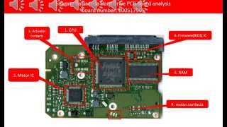 Seagate repair PCB board swap ST3500410AS ST3500418AS 100517995 [upl. by Reg75]