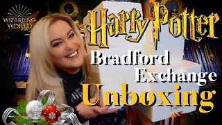 FIRST LOOK  HUGE HARRY POTTER BRADFORD EXCHANGE SHOPPING HAUL UNBOXING  VICTORIA MACLEAN [upl. by Aiam277]