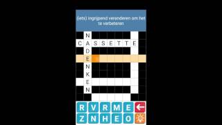 Kruiswoordpuzzel Nederlands  Crossword Dutch Puzzles Game [upl. by Sandler333]