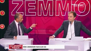 quotVous arrêtez vous me laissez parlerquot Zemmour menace de quitter le plateau des quotGrandes Gueulesquot [upl. by Carrnan]