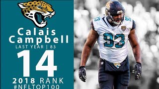 14 Calais Campbell DE Jaguars  Top 100 Players of 2018  NFL [upl. by Piers]