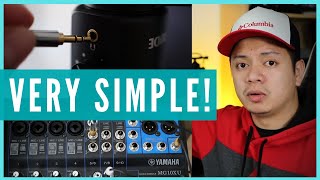 HOW TO CONNECT A USB MIC TO A SOUND MIXER  TheLucios TECH [upl. by Etterraj486]