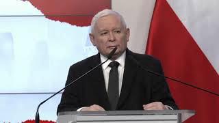 Kaczyński ucieka z konferencji [upl. by Kirat]