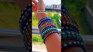 Reuse Old Bangles For Navratri diy artandcraft bestoutofwaste navratri [upl. by Drapehs]