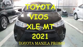 NEW TOYOTA VIOS XLE MT 2021 BLACKISH RED PREVIEW  TOYOTA MANILA PROMO [upl. by Tallia]