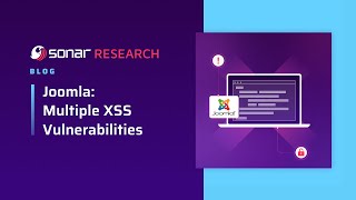 Joomla Multiple XSS Vulnerabilities detected with SonarCloud [upl. by Aneleairam]