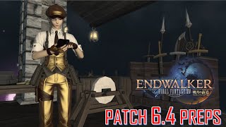 Final Fantasy XIV  Patch 64 Preps [upl. by Anawyt]