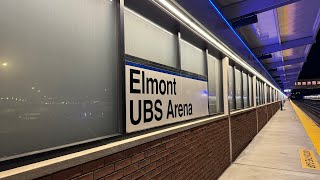 LIRR Hempstead Line PM Rush Hour at Elmont Station [upl. by Ahsimed259]