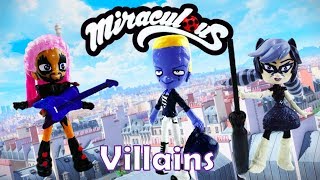 Compilation  Miraculous Ladybug Stormy Weather The Mime Guitar Villain Custom Toy Doll [upl. by Woolcott]