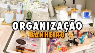 ORGANIZAÇÃO E DECORAÇÃO DO BANHEIRO  TOUR PELO BANHEIRO ✨🧼 [upl. by Lap853]