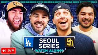 Watchin Dodgers vs Padres  MLB Seoul Series  March 20 2024 [upl. by Casimir6]