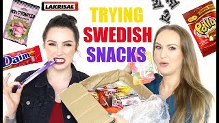 Australians try Swedish snacks  Collab with Angelica Nyqvist [upl. by Ylrahc148]