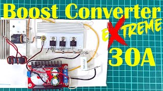 30 Amp Boost Converter Circuit  DCDC  IRF3205  Rectifier  Power MOSFET [upl. by Suoicul]