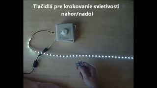 Stmievač pre LED pasiky 1224V s diaľkovým ovládaním [upl. by Klemperer167]