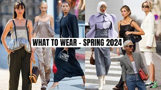 Top 10 Wearable Spring 2024 Fashion Trends [upl. by Silva]