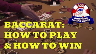 Baccarat  How to Play amp How to Win • The Jackpot Gents [upl. by Bottali231]