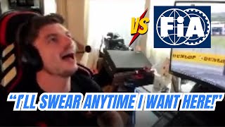 Max Verstappen just cant stop throwing SHADE to FIA during his stream [upl. by Leopoldeen]