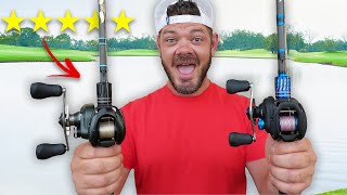 Custom Made Fishing Rod Challenge Best Fishing Rod [upl. by Arquit]