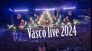 CONCERTO VASCO ROSSI SAN SIRO MILANO VASCO LIVE 2024 [upl. by Alexi]