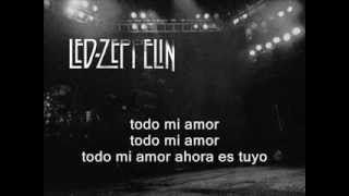 Led Zeppelin  All My Love subtitulos en español [upl. by Chaudoin]