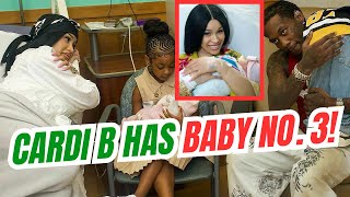 Cardi B Welcomes Baby No 3 What’s Really Happening with Offset and Bad Gyal [upl. by Azil]